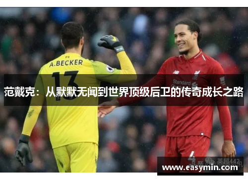范戴克：从默默无闻到世界顶级后卫的传奇成长之路